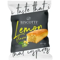 Кекс Кейк з ароматом лимона Biscotti 65 г