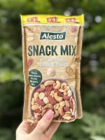 Мікс горіхів солений з макадамією та пеканом Snack Mix Alesto 300 г