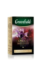 Чай чорний з чебрецем чорною смородиною м'ятою та персиком Spring Melody Greenfield 100 г