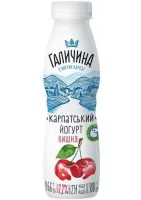 Йогурт вишня Галичина 300 г
