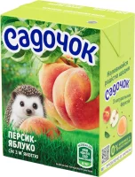 Сік персиково яблучний садочок 0.2л