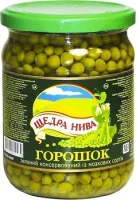 Горошок зелений щедра нива 460 г скло