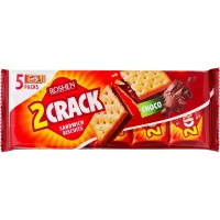 Печиво-сендвіч з шоколадним кремом Crack Roshen 190 г
