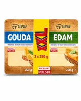 Сир нарізка гауда/едам Pilos 2x250 г