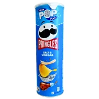 Чипси з сіллю та оцтом Pringles 185 г