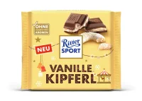 Шоколад молочний з ванільним рогаликом Ritter Sport 100 г