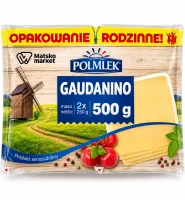 Сир нарізка goudanino Polmlek 2х250 г