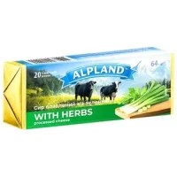 Сир плавлений із зеленню Alpland 64 г
