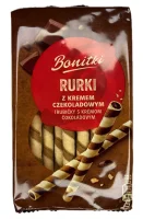 Вафельні трубочки з шоколадом Bonitki 280 г