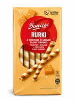 Вафельні трубочки солона карамель Bonitki 280 г