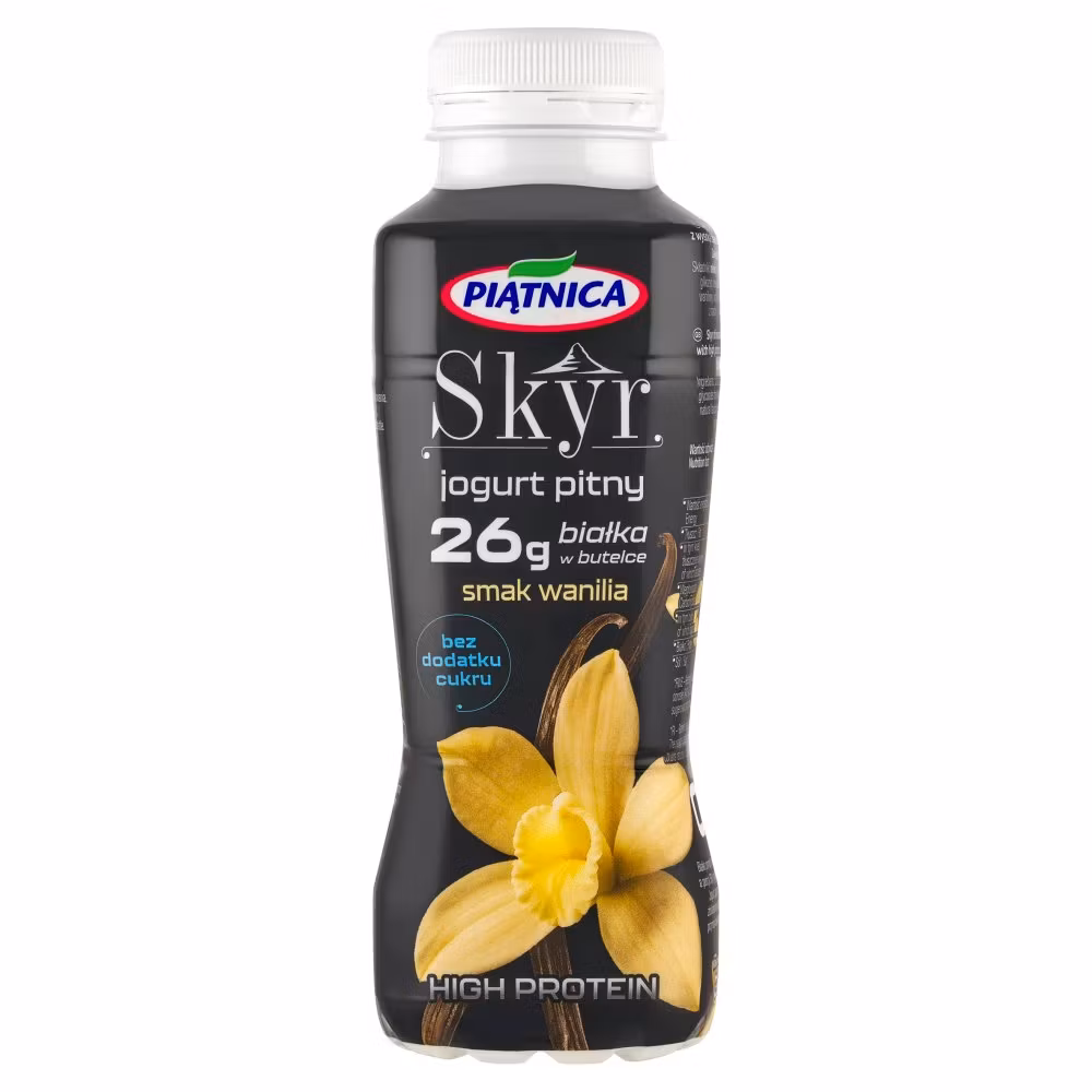 Йогурт питний протеїновий зі смаком ванілі skyr Piatnica 360 г