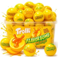 Желейна кулька з рідкою начинкою манго Trolli 18.8 г