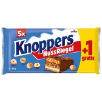 Батончики з фундуком Knoppers Nuss Riegel 240 г