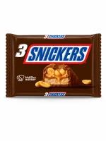 Батончики Snickers 3x50 г