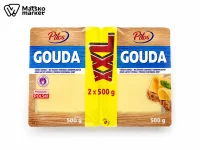 Сир нарізаний Gouda Pilos 2x500 г
