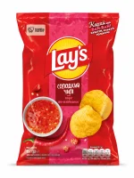 Чипси рифлені зі смаком солодкий чилі Lays 95 г