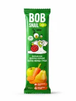 Дитячий снек Яблуко-морква-груша Bob snail 17 г