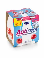 Йогурт малиновий Actimel 4x100 мл