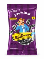 Насіння соняшника смажене солене Premium Сан Санич 60 г