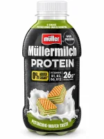 Напій протеїновий без цукру зі смаком фісташкової вафлі Muller 400 г