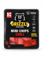 Міні чипси чилі з м'яса птиці Grizzly 50 г