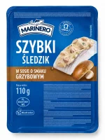 Оселедець Szybki у грибному соусі Marinero 110 г
