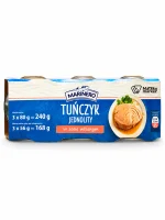 Тунець у власному соції Marinero 3x70 210 г