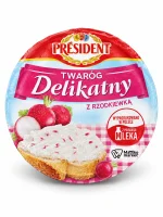 М'який кисломолочний сир з редискою President 280 г