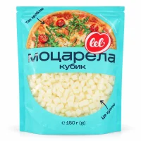 Сир моцарела кубик Lel 150 г