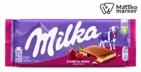 Шоколад вишня-йогурт Milka 90 г