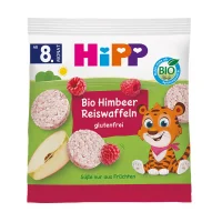 Вафлі рисові з малиною органічні Hipp Bio 30 г