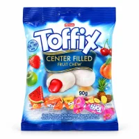 Цукерки жувальні з рідкою начинкою Toffix 90 г