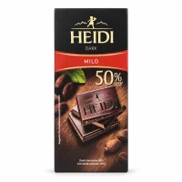 Шоколад чорний 50% Heidi 80 г