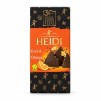 Шоколад чорний з апельсином  Heidi 80 г