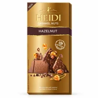 Шоколад молочний з карамеллю та горіхами  Heidi 80 г