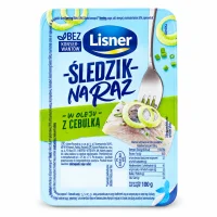 Філе оселедця в олії з цибулею Lisner 100 г