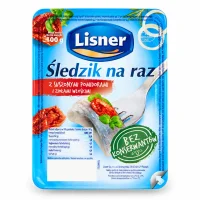 Філе оселедця в олії з сушеними помідорами Lisner 100 г