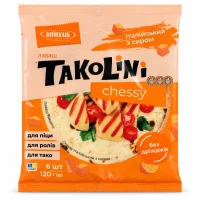 Лаваш італійський з сиром Takolini Київхліб 6 шт 120 г