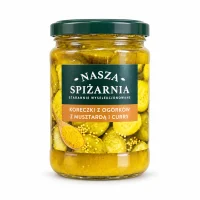 Огірки скибочками з гірчицею і каррі Nasza Spizarnia 500 г
