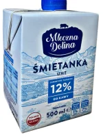 Вершки 12% Mleczna Dolina 500 мл