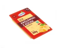 Сир нарізка Королівський Mlekpol 400 г