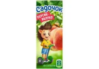 Сік персиково яблучний садочок 0.2л