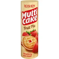 Печиво зі смаком полуниці Multicake 180 г