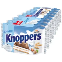 Вафельки з йогуртом  Knoppers 8х25 г