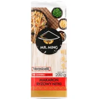Макарони рисові нитки без глютену Mr.Ming 200 г