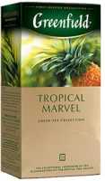 Чай китайський зелений з імбирем та ананасом Tropical Greenfield 25 п