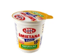 Сметана 18% Mlekovita 400 г