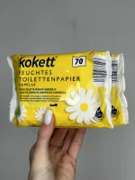Вологий туалетний папір з ароматом ромашки Kokett 70 шт