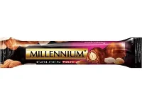 Шоколадний батончик чорний шоколад з цілим фундуком Millennium 40 г — фото 1