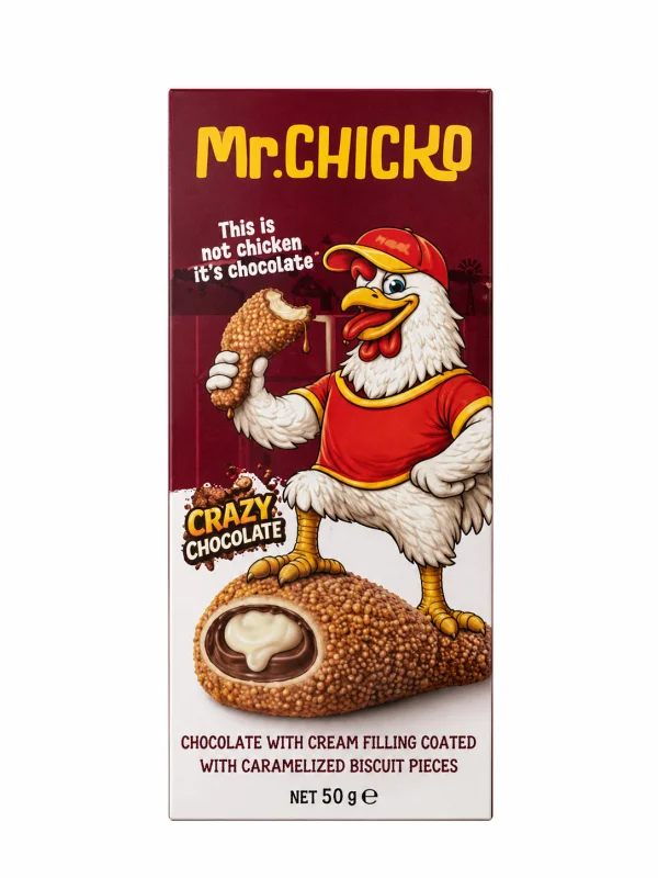 Шоколадна куряча ніжка Mr.Chicko 50 г — купити з доставкою по